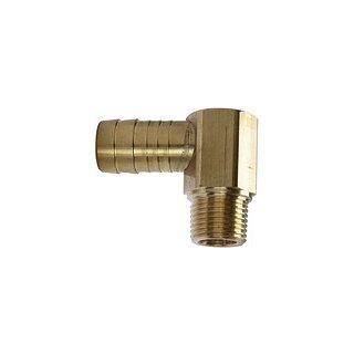Winkel-Gewindetülle 90°, M14x1,5 AG keg., Schlauchanschluss 13 mm