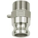 Kamlok-Schnellkupplungsstecker mit AG, Typ F, ES 1.4401,...