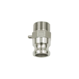 Kamlok-Schnellkupplungsstecker mit AG, Typ F, ES 1.4401, R 1 1/2