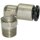 L-Steckverschraubung click-clock, drehbar, R 1/4 außen, Ø 10 mm