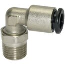 L-Steckverschraubung click-clock, drehbar, R 3/8...