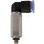 L-Steckverschraubung Blaue Serie mini, lang, drehbar, G 1/8