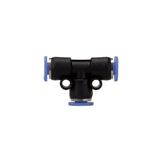 T-Steckverbindung Blaue Serie mini, red., Schlauch-Außen-Ø 4/3