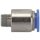 Gerade Steckverschraubung Blaue Serie, rund, R 1/4 außen Ø 8 mm