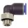 L-Steckverschraubung Blaue Serie, drehbar, G 1/2 außen, Ø 6 mm