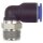 L-Steckverschraubung Blaue Serie, drehbar, R 3/8 außen, Ø 16 mm