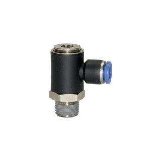 L-Steckverschraubung Blaue Serie, drehbar, R 1/4 a., L=23,5mm