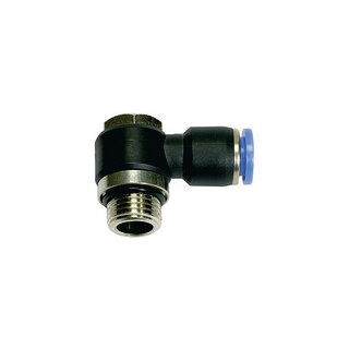 L-Steckverschraubung Blaue Serie, drehbar, M5 a., max.15, Ø 4mm