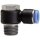 L-Steckverschraubung Blaue Serie drehbar, R1/4 a., max.15, Ø8mm