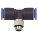 T-Steckverschraubung Blaue Serie, drehbar, G 1/2...