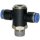 T-Steckverschraubung Blaue Serie, drehbar, R 1/4 außen, Ø 6 mm