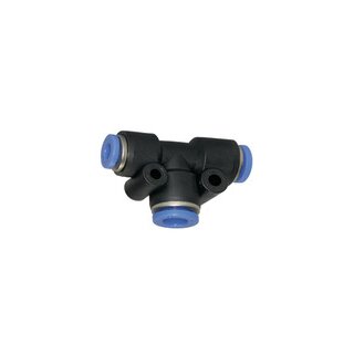 T-Steckverbindung Blaue Serie, reduzierend, Schlauch-Ø 2x8/1x4