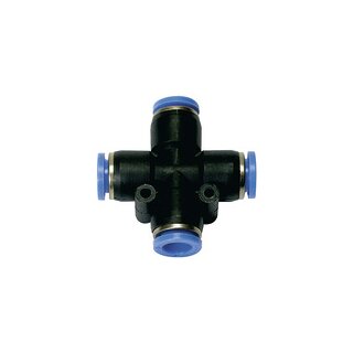 X-Steckverbindung Blaue Serie, für Schlauch-Außen-Ø 6 mm