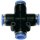 X-Steckverbindung Blaue Serie, für Schlauch-Außen-Ø 8 mm