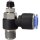 Drosselrückschlagventil Blaue Serie, Abluftdros., R1/4 a. Ø10mm