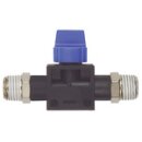 3/2-Wegeventil Blaue Serie,AG/AG  R 1/8, Gewindebeschichtung