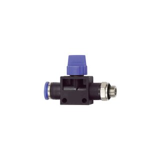 3/2-Wegeventil Blaue Serie, Steckanschluss, G 3/8 a., S-G Ø 6mm