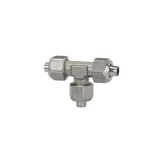 T-Verbinder, für Schlauch 8/6 mm, SW1 14, SW2 10, ES 1.4404