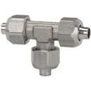 T-Verbinder, für Schlauch 8/6 mm, SW1 14, SW2 10, ES...