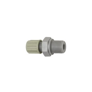 Gerade Einschraubverschraubung, G 3/8 a., f. Schlauch 8/10 mm, PA