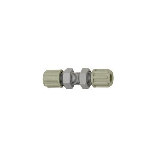 Gerade Schottverbindung, M10x1,0, für Schlauch 4/6 mm, SW 14, PA