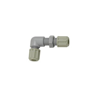 Winkel-Schottverbindung, M18x1,5, für Schlauch 9/12 mm, SW 24, PA