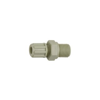 Gerade Einschraubverschraubung G 3/8 a., für Schlauch 9/12 mm, PP