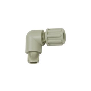 Winkel-Einschraubverschraubung, G 3/8 a., für Schlauch 4/6 mm, PP