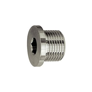 Verschlussschraube, Innensechskant, Bund, G 1/8, SW 5, ES 1.4571