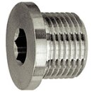 Verschlussschraube, Innensechskant, Bund, G 1/2, SW 10,...