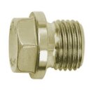 Verschlussschraube, Außensechskant, Bund, G 1/2, SW...