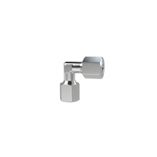 Winkel-Verschraubung, Rohr-Außen-Ø 4 mm, Stahl verzinkt
