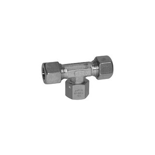 Einstellbare T-Verschraubung, Dichtkegel, M26x1,5 i., ES 1.4571