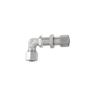 Winkel-Schottverschraubung, Rohr-Außen-Ø 22 mm, Edelstahl 1.4571