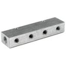Verteilerleiste, Abgänge einseitig, Eingang 2x1/2,...