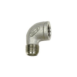 Winkelstück 90°, IG/AG Rp 1/2, R 1/2, ES 1.4408