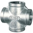 Kreuzverteiler, 4 x innen, Rp 3/4, Edelstahl 1.4408