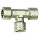 T-Stück, innen/innen/innen, G 1/4, SW 13, Messing...