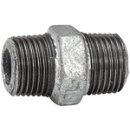 Doppelgewindenippel 280 AG/AG R 3/8 Temperguss schwarz...