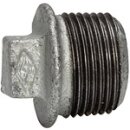 Stopfen 290, AG, R 3/8, schwarzer Temperguss feuerverz.