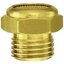 Sinterbronce-Schalldämpfer, flach, G 1/8 a., SW 13