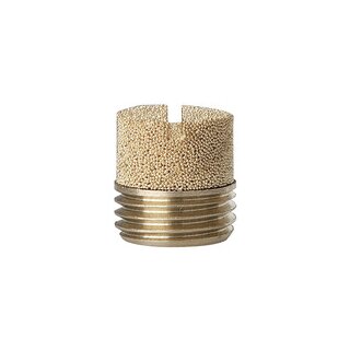 Sinterbronce-Schalldämpfer, Schlitz, G 3/8, max. 10 bar