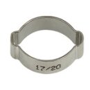 2-Ohr-Schl.klemme, Edelstahl (W4), Spannbereich 14-17 mm,...