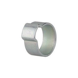 1-Ohr-Schl.klemme, Stahl glanzverz. (W1), Spannbe. 14-16 mm, 7 mm