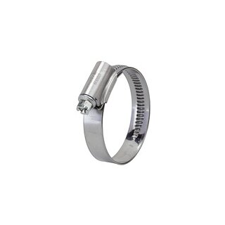 Schneckengewinde-Schl.schelle, Chromstahl (W 2), 32-50 mm, 12 mm