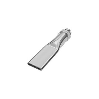 Lärmarme Flachdüse, M12x1,25, Messing vern., Düsenbreite 21,5 mm