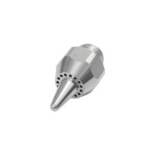 Lärmarme Runddüse, G 1/4 AG, Aluminium, Düsen-Außen-ø 13 mm