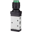 5/2-Wegeventil, manuell M5, Druckknopf, monostabil, G...