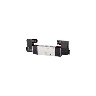 5/3-Wegeventil elektropneum. Mitte entlüftet, M5, 230 V, 50 Hz