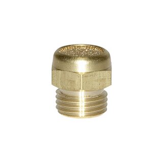 Sinterbronce-Schalldämpfer value line flache Ausführung, G 1/4